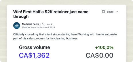 Matheus P.'s win